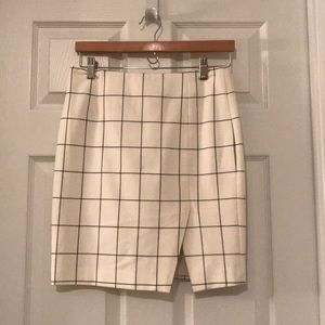 Banana Republic block pattern pencil skirt size 2P